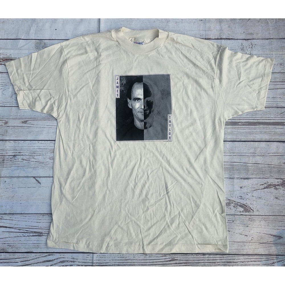 Vtg 1992 James‎ Taylor T-Shirt New Moon Shine Tour Single Stitch Mens XL